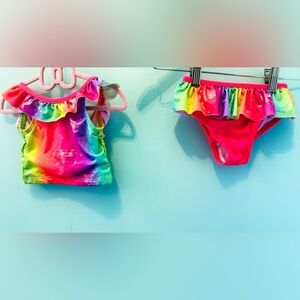 ▪️ 4/$25- Penny M‎ By Penelope Mack Flounce Trimmed Mermaid Bathing Suit